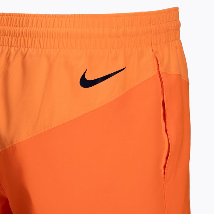 Pantaloni scurți de baie bărbați Nike Logo 5" Volley albastru NESSC470-440 5