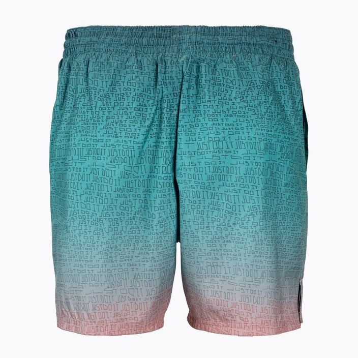Pantaloni scurți de baie Nike Jdi Fade 5" Volley pentru bărbați, albastru NESSC479-626 3