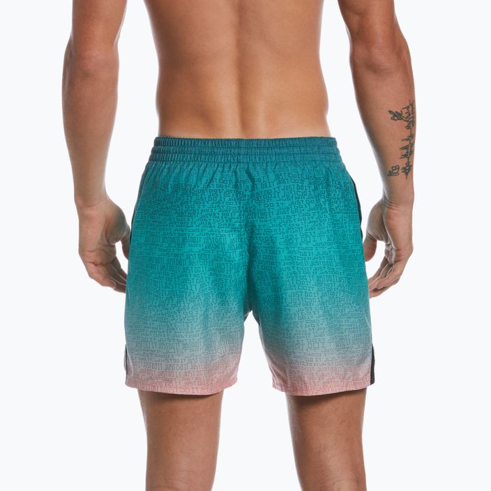 Pantaloni scurți de baie Nike Jdi Fade 5" Volley pentru bărbați, albastru NESSC479-626 6