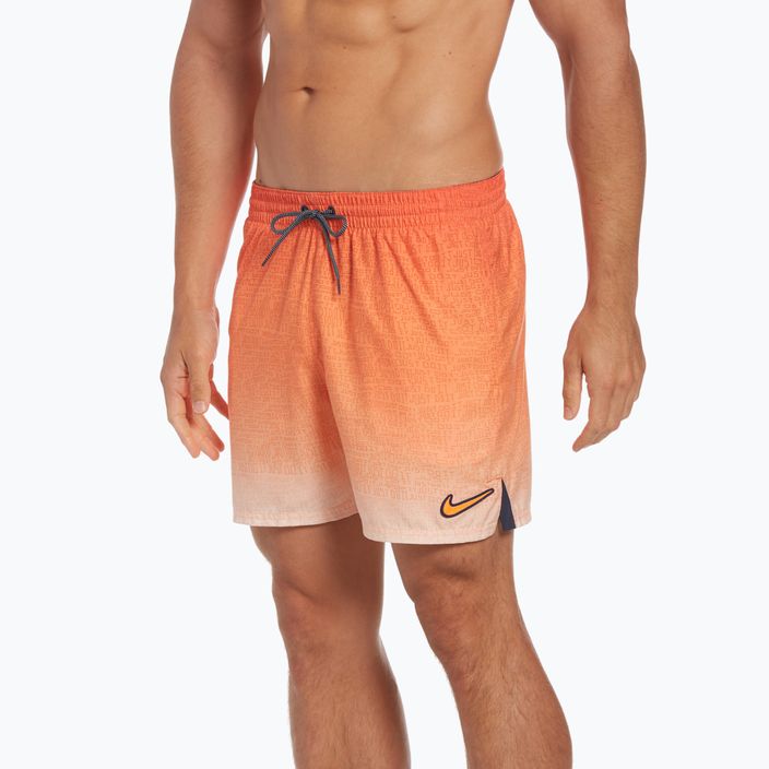 Pantaloni scurți de baie Nike Jdi Fade 5" Nike Jdi Fade 5" Volley pentru bărbați, portocaliu NESSC479-817 5
