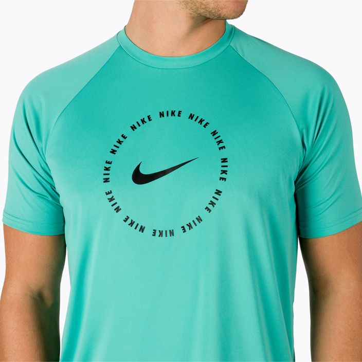 Tricou de antrenament pentru bărbați Nike Ring Logo turcoaz NESSC666-339 7
