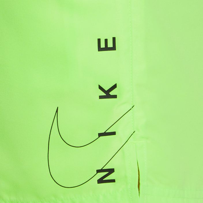 Pantaloni scurți de baie Nike Swoosh Break 5" Volley pentru bărbați, verde NESSC601-387 3