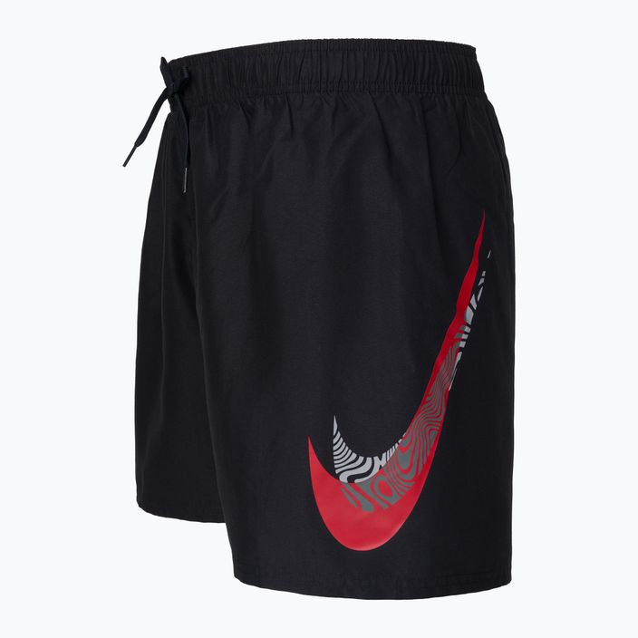 Pantaloni scurți de baie Nike Liquify Swoosh 5" Volley pentru bărbați, negru NESSC61111-001 3