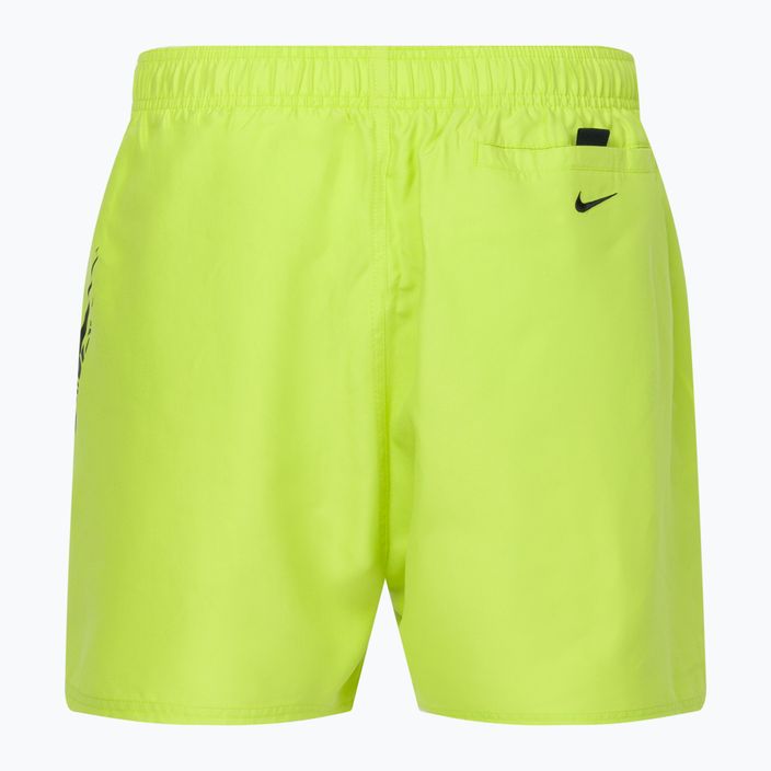 Pantaloni scurți de baie Nike Liquify Swoosh 5" Volley pentru bărbați, verde NESSC611-312 2