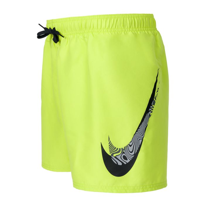 Pantaloni scurți de baie Nike Liquify Swoosh 5" Volley pentru bărbați, verde NESSC611-312 3