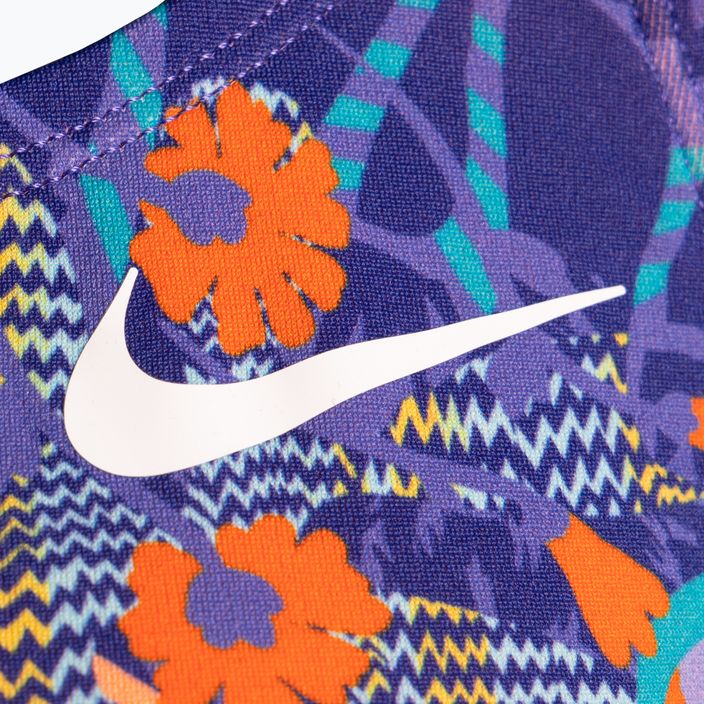 Costum de baie dintr-o singură piesă pentru femei Nike Multiple Print Fastback violet NESSC050-593 3