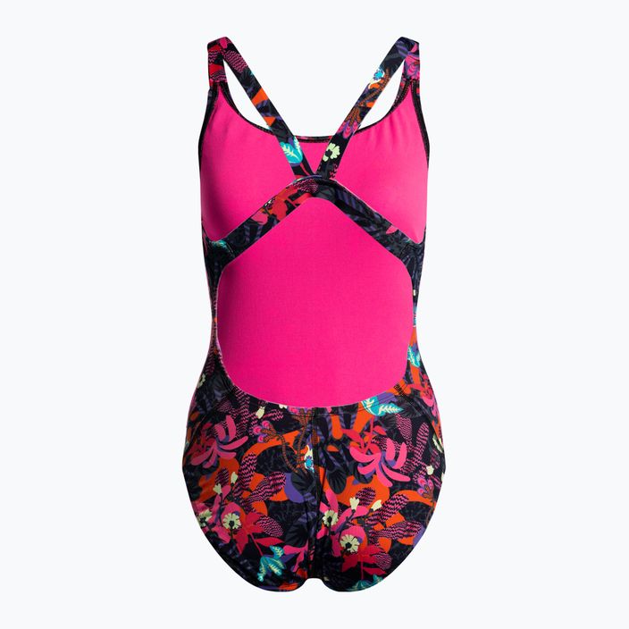 Costum de baie dintr-o singură piesă pentru femei Nike Multiple Print Fastback roz NESSC050-678 2