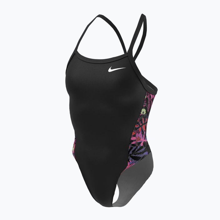 Costum de baie pentru femei, o singură piesă Nike Multiple Print Racerback Splice One negru NESSC051-001 6