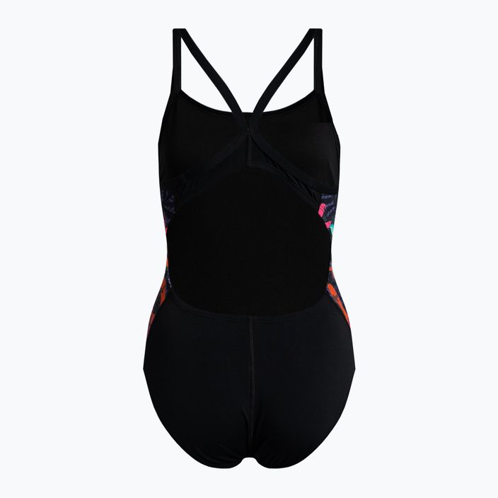 Costum de baie pentru femei, o singură piesă Nike Multiple Print Racerback Splice One negru NESSC051-001 2