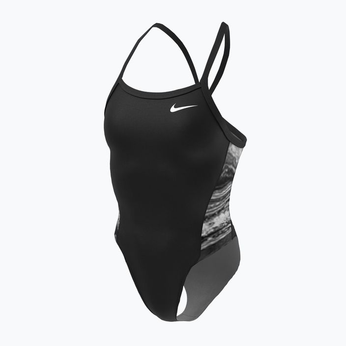 Costum de baie pentru femei Nike Multiple Print Racerback Splice One jet negru NESSC051-006 6