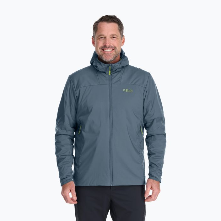 Jachetă pentru bărbați Rab Xenair Alpine Alpine Albastru deschis QIP-01