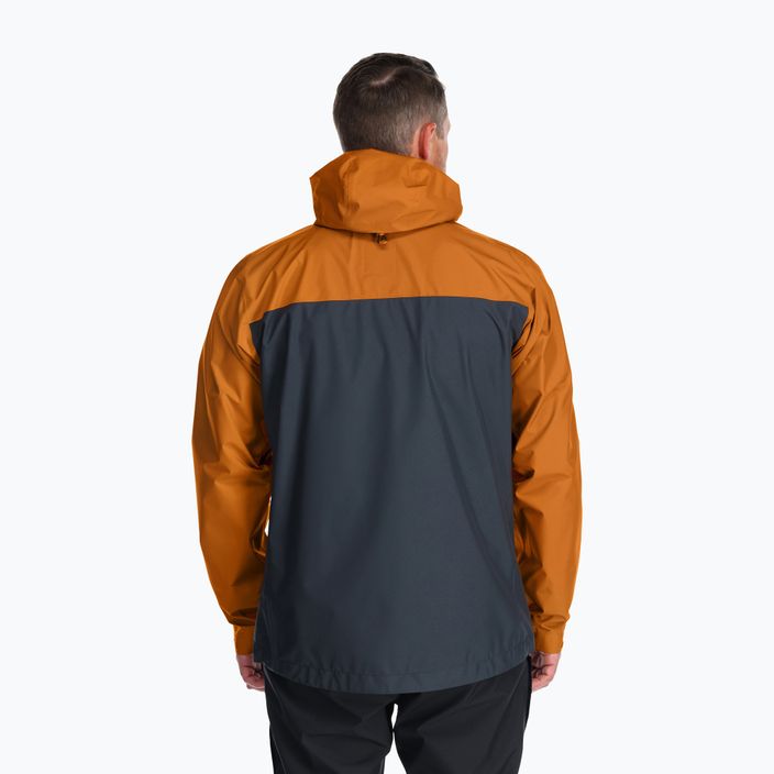 Rab Downpour Eco jachetă de ploaie pentru bărbați portocalie QWG-82-MAB-SML 2