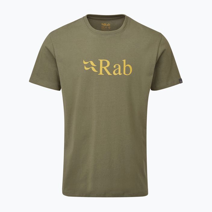 Tricou pentru bărbați Rab Stance Logo light khaki 4