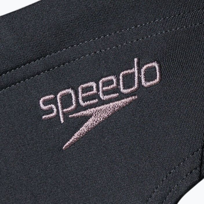 Speedo Hyper Boom Splice Slip de înot pentru bărbați negru/gri 8-00301715146 3