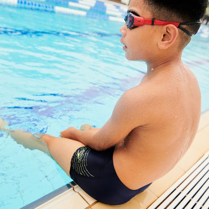 Speedo Medley Medley Logo Aquashort pantaloni de înot pentru copii albastru marin 8-1241006864 9