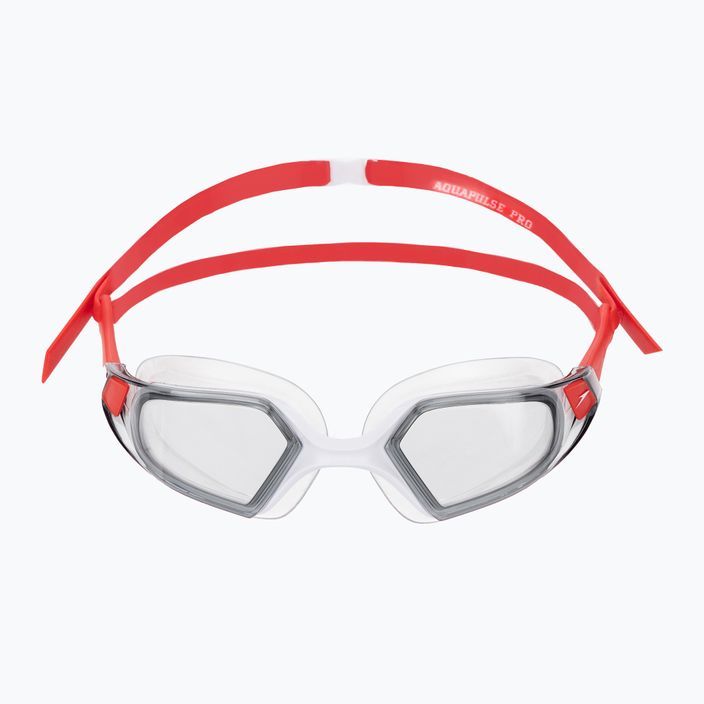 Ochelari de înot Speedo Aquapulse Pro roșu/alb roșu/alb 2