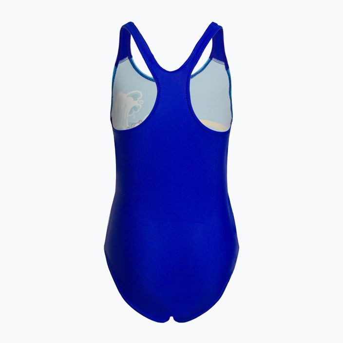 Costum de baie pentru copii Speedo costum de baie dintr-o singură piesă Costum de baie imprimat digital albastru 8-0797015161 2