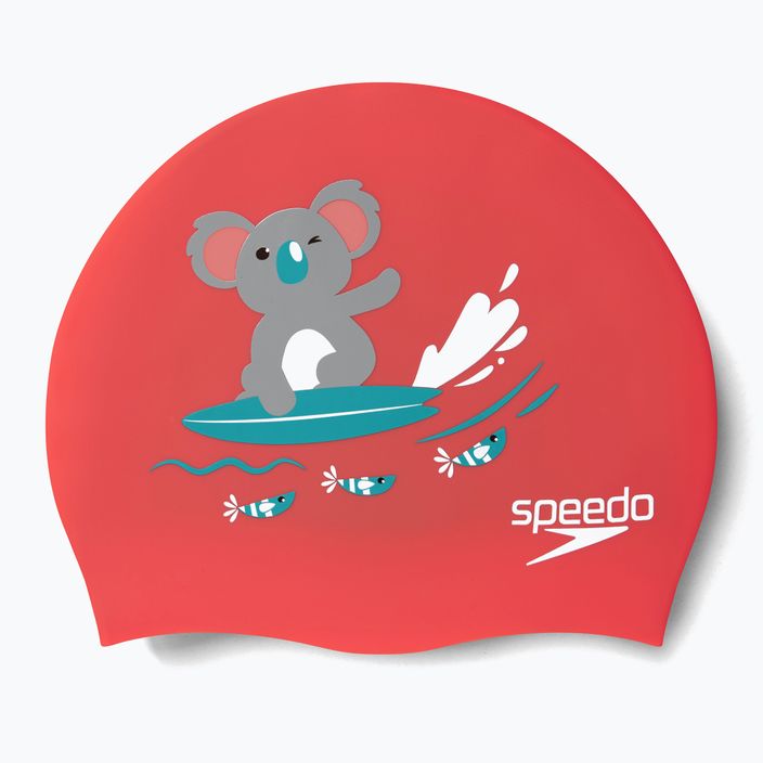 Șapcă pentru copii Speedo Printed Silicone Junior roșu 8-0838614635 3