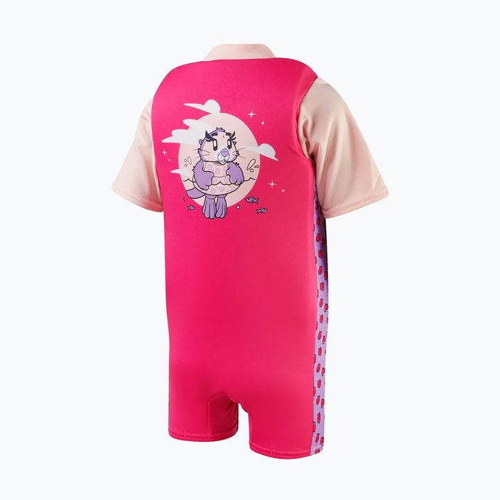 Speedo Costum de plutire imprimat pentru copii roz 8-1225814683 2