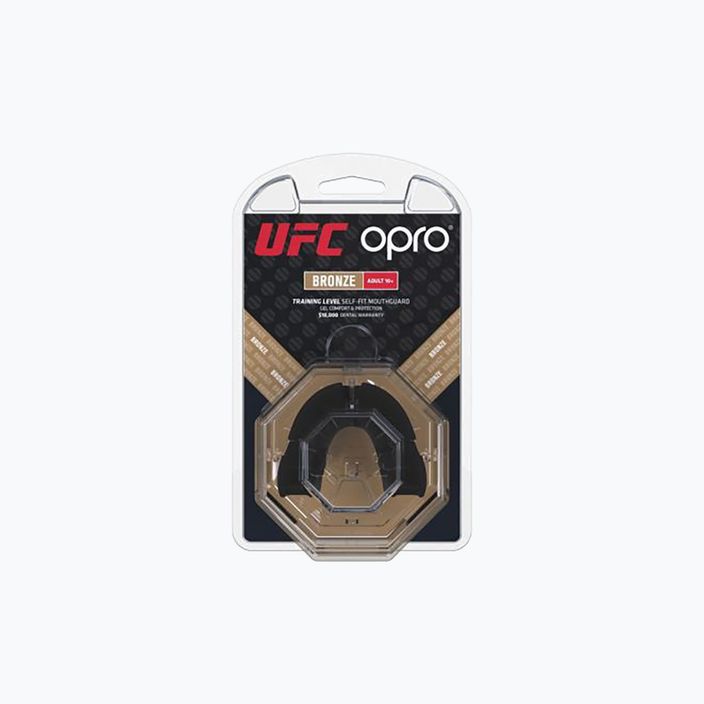 Opro UFC Bronz protector de maxilar negru 2