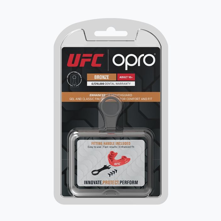 Protector de maxilar Opro UFC Bronze GEN2 roșu 2