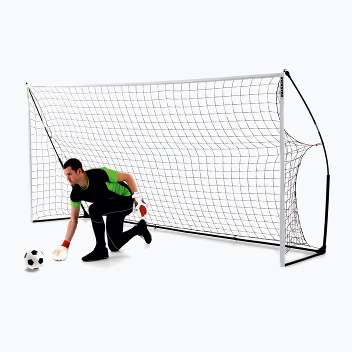 QuickPlay Kickster Academy poartă de fotbal 365 x 180 cm alb/negru 3