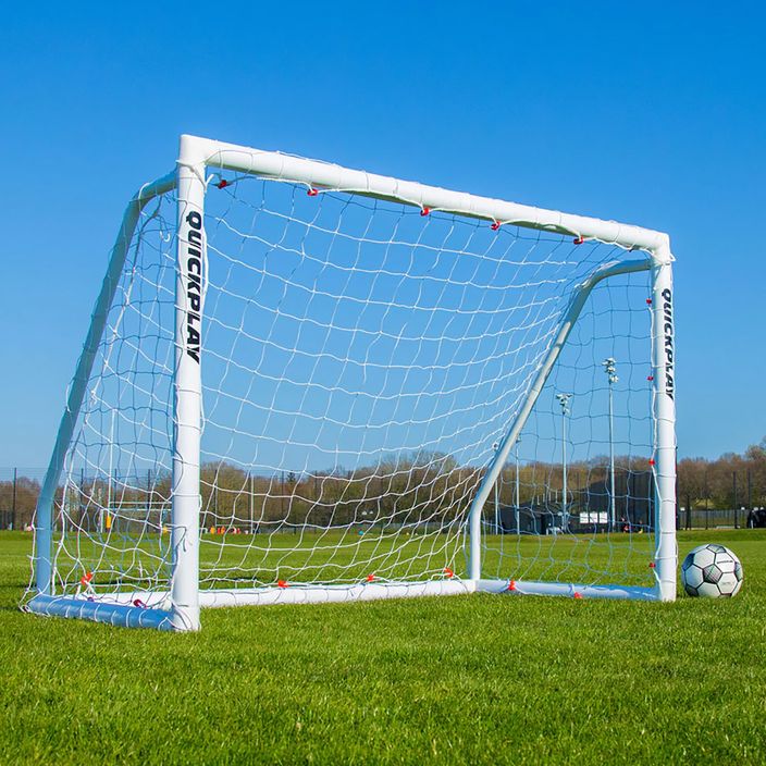 QuickPlay Q-Match Goal poartă de fotbal 240 x 150 cm alb