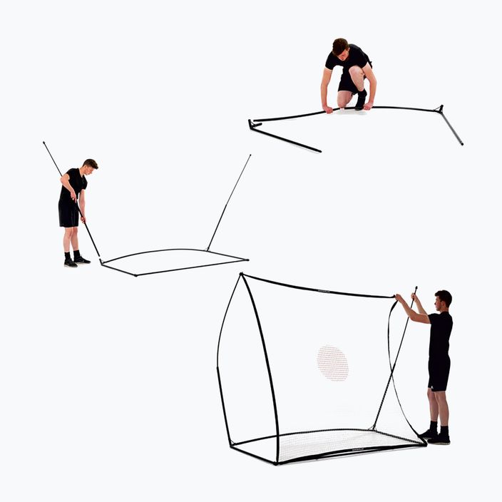 Rebounder QuickPlay Kickster Spot 210 x 210 cm alb-negru 2