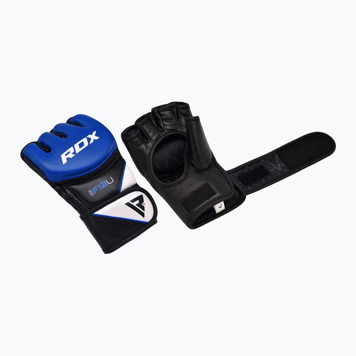 Mănuși de grappling RDX Glove New Model GGRF-12U blue 3