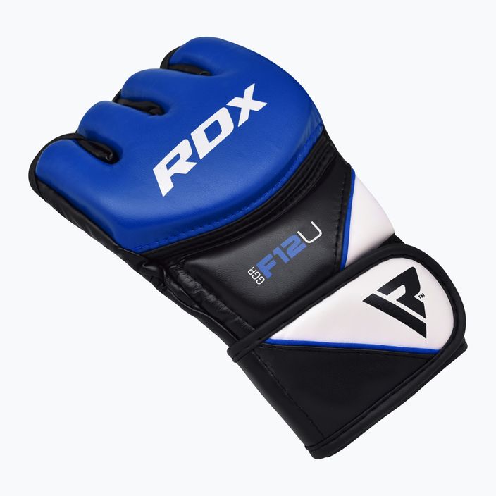 Mănuși de grappling RDX Glove New Model GGRF-12U blue 4