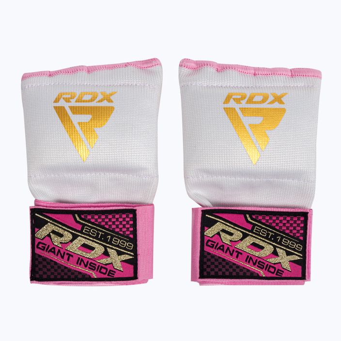 Mănuși interioare pentru femei RDX alb și roz HYP-ISP