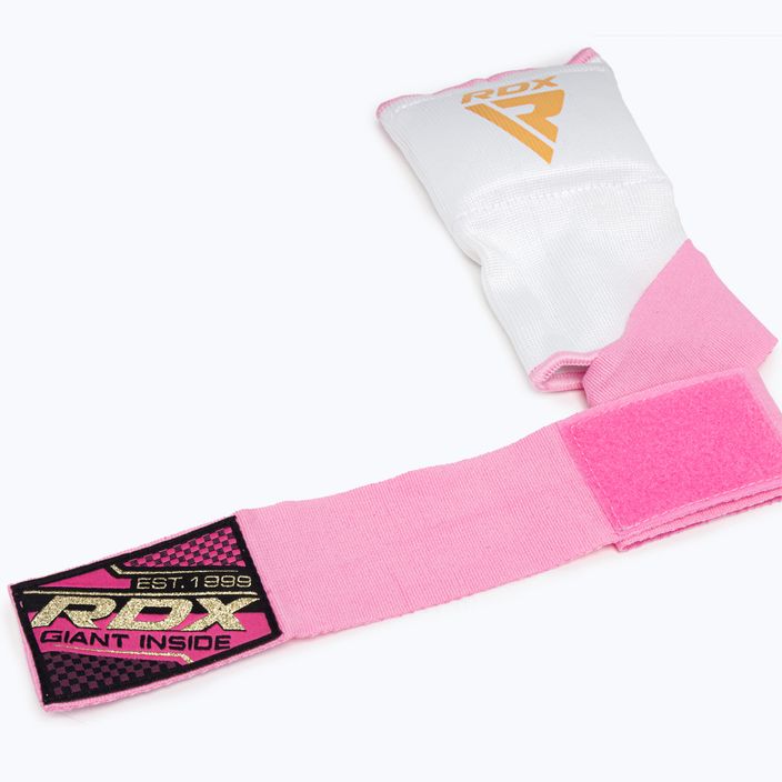 Mănuși interioare pentru femei RDX alb și roz HYP-ISP 4