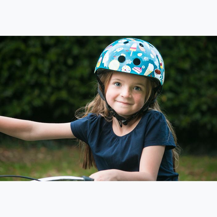 Cască de ciclism pentru copii Hornit IceCream blue/multicolor 9