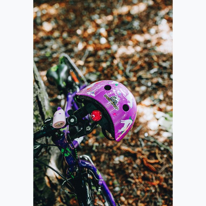 Cască de ciclism pentru copii Hornit Unicorn purple/white 10