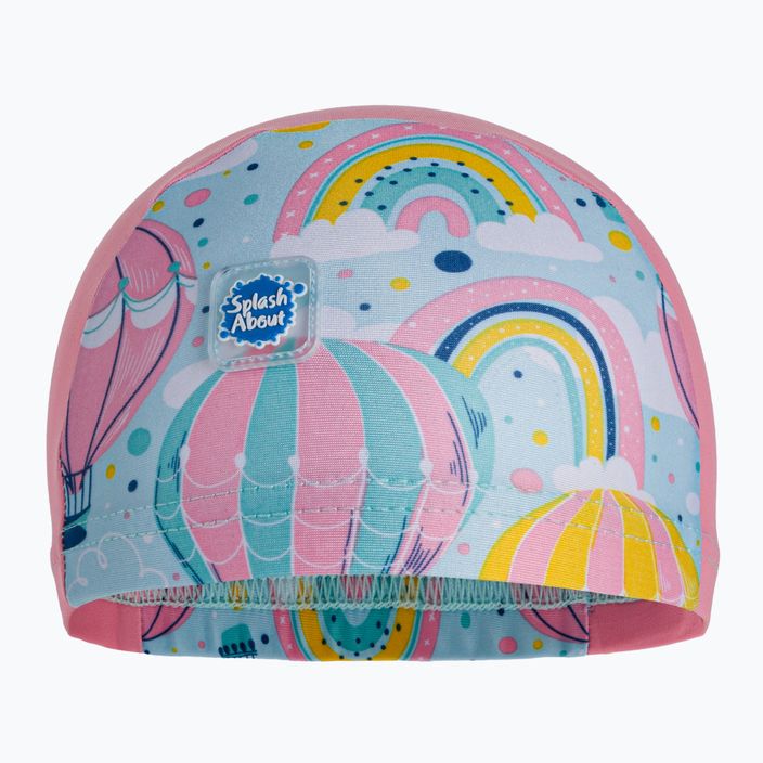 Șapcă de înot pentru copii Splash About Arka Baloane roz SHUA0