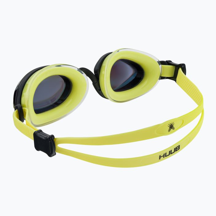 Ochelari de înot HUUB Pinnacle Air Seal negru și galben A2-PINN 4