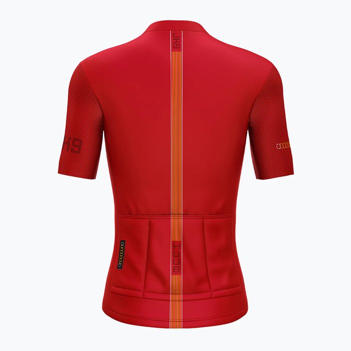 Tricou de ciclism pentru bărbați HUUB Jason Kenny cherry red 2