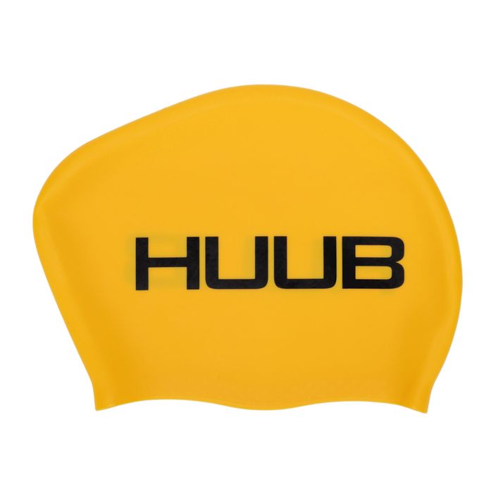 Șapcă de înot HUUB Șapcă de silicon pentru păr lung galben A2-VGCAPYLH 2