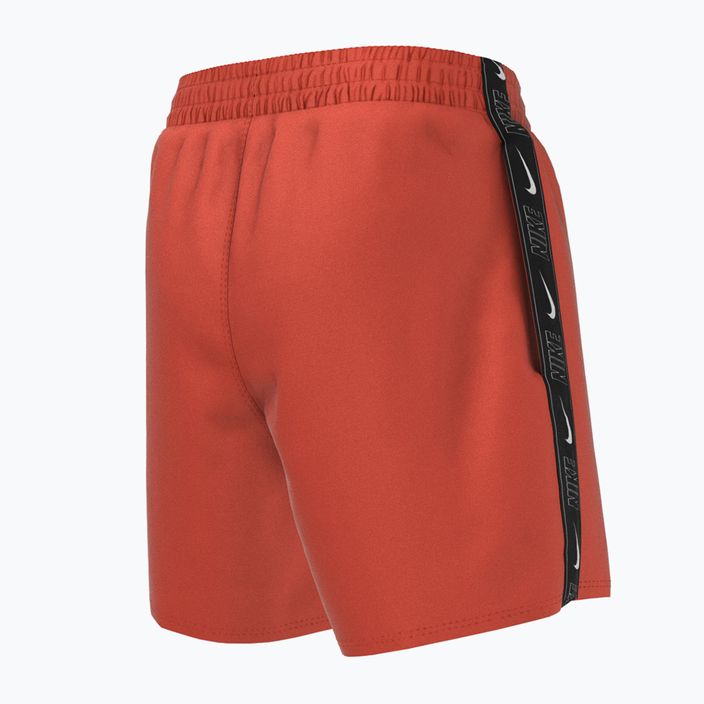 Pantaloni scurți de volei bărbați Nike Logo Tape 4'' roșu NESSD794-620 3