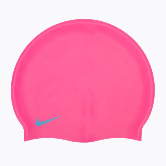 Șapcă de înot pentru copii Nike Solid Silicone roz TESS0106-670