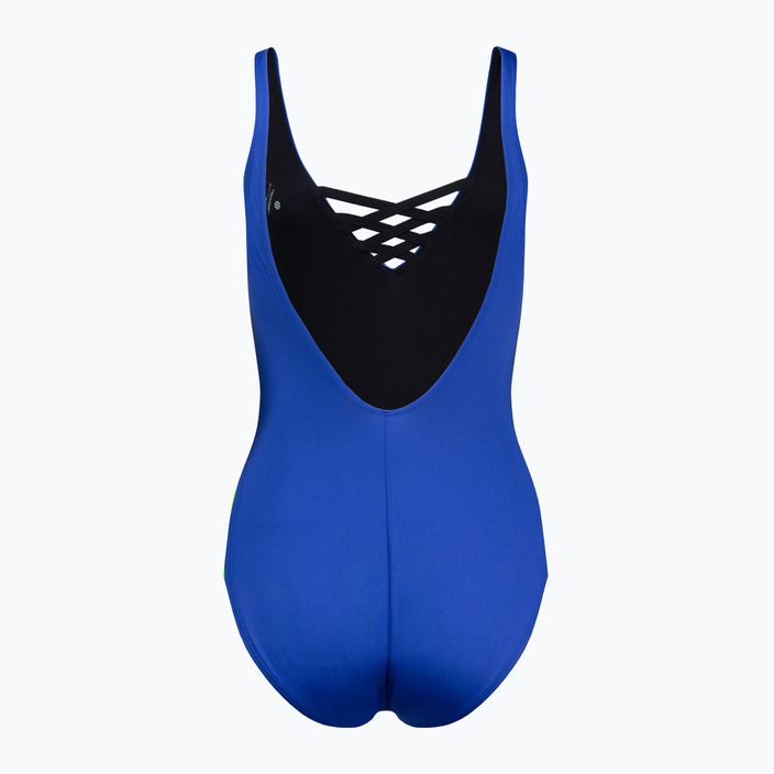 Costum de baie dintr-o singură piesă pentru femei Nike Sneakerkini U-Back albastru NESSC254-418 2