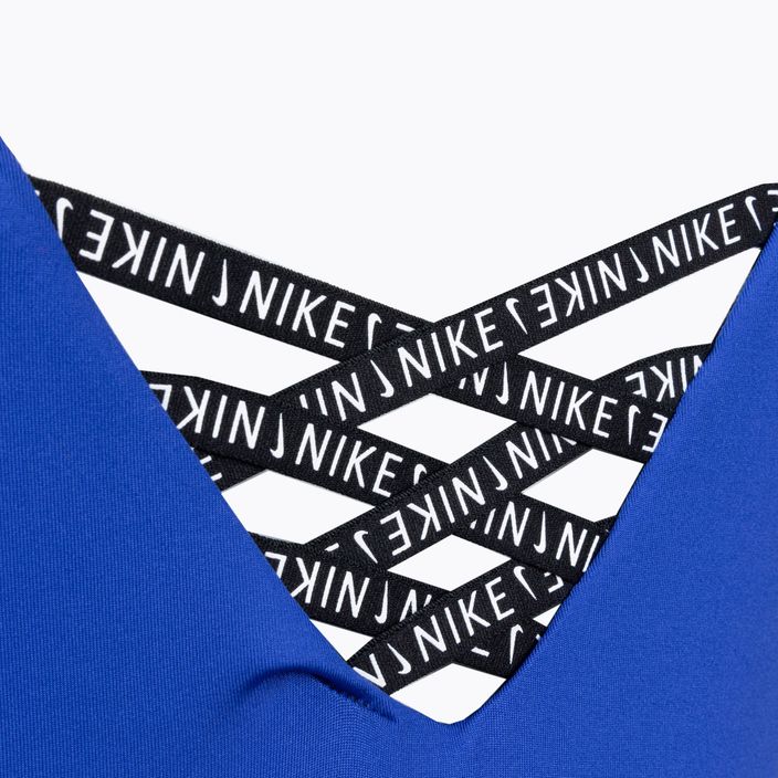 Costum de baie dintr-o singură piesă pentru femei Nike Sneakerkini U-Back albastru NESSC254-418 4