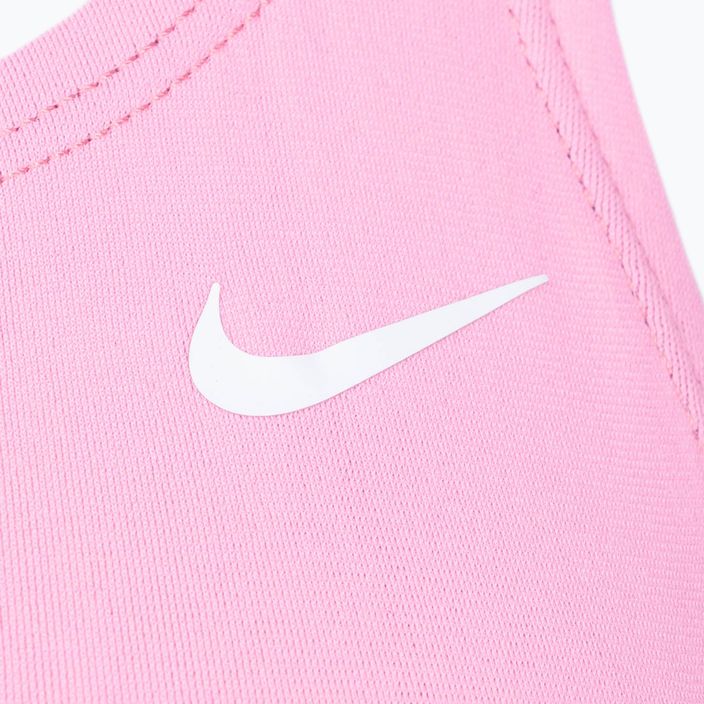 Costum de baie o piesă pentru femei Nike Hydrastrong Solid Fastback roz NESSA001-660 3
