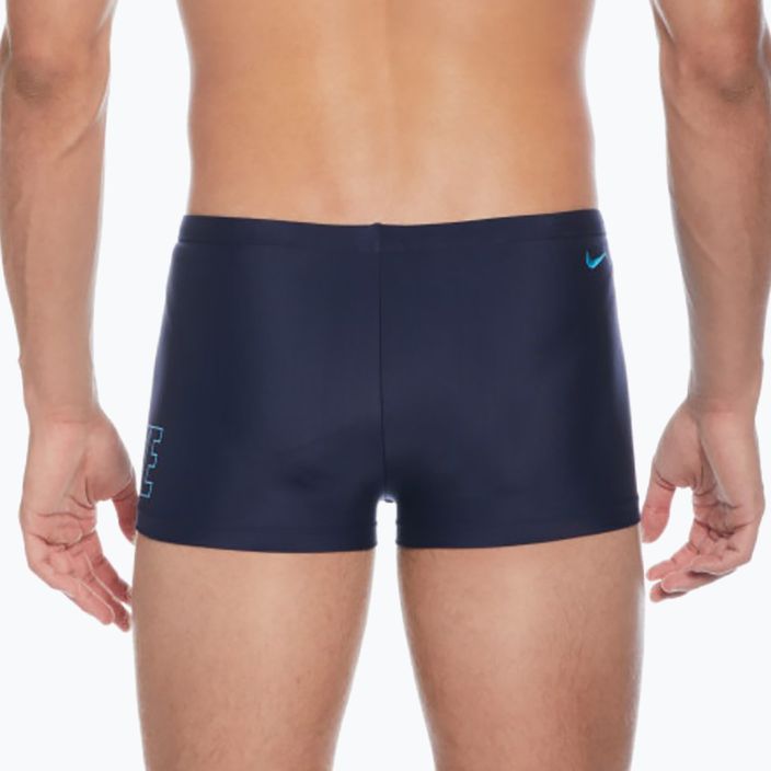 Pantaloni scurți de baie bărbați Nike Logo Square midnight navy 6