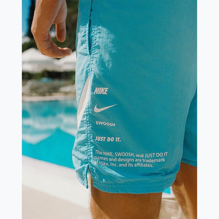 Pantaloni scurți de înot pentru bărbați Nike Specs 7" Volley aquarius blue 14