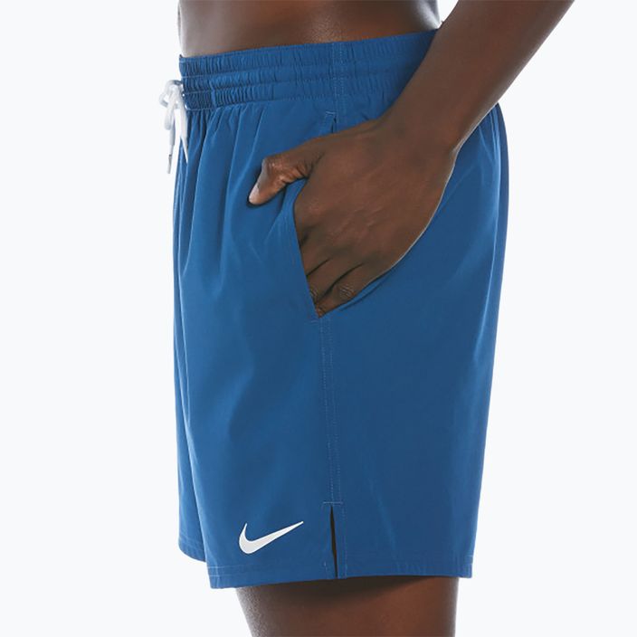 Pantaloni scurți de înot pentru bărbați Nike Solid 5" Volley court blue 3