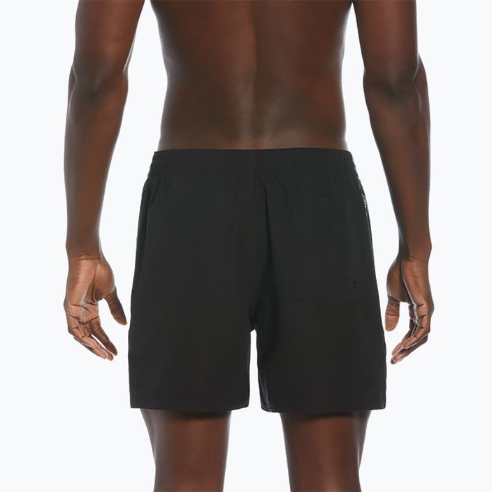 Pantaloni scurți de înot pentru bărbați Nike Logo Tape 5" Volley black 2