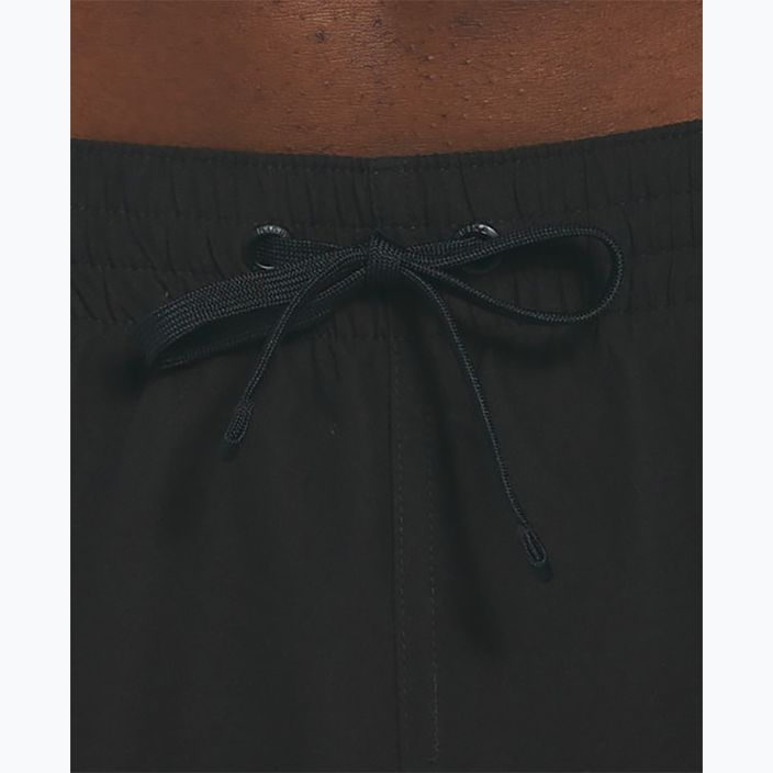 Pantaloni scurți de înot pentru bărbați Nike Logo Tape 5" Volley black 4