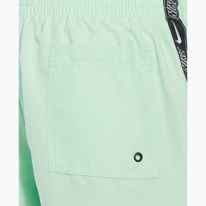 Pantaloni scurți de înot pentru bărbați Nike Logo Tape 5" Volley vapor green 6