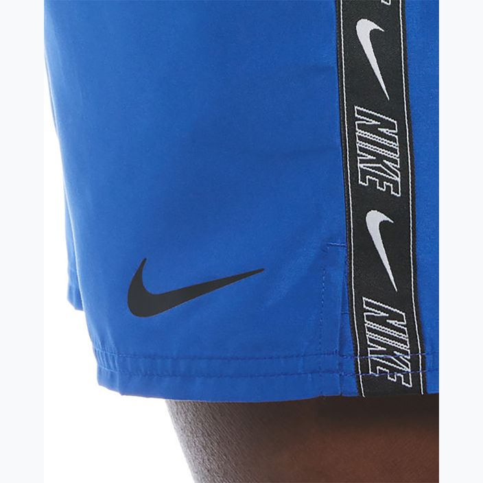 Pantaloni scurți de înot pentru bărbați Nike Logo Tape 5" Volley game royal 5